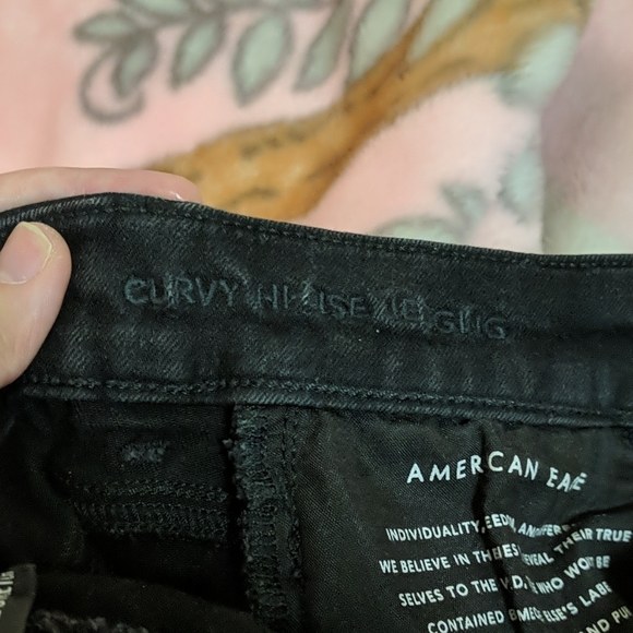 American Eagle Hi-rise Curvy Black Jegging - Picture 4 of 4